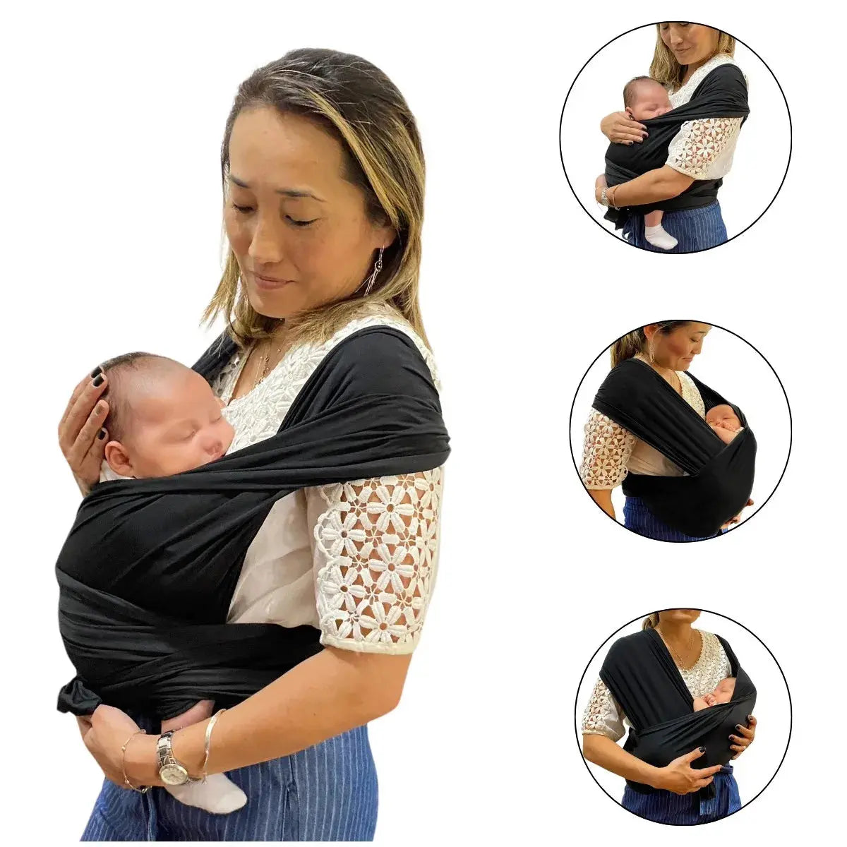 Baby Sling Ergonomico Ajustável Até 20kg - Resistente e Respirável para Maternidade Zaya