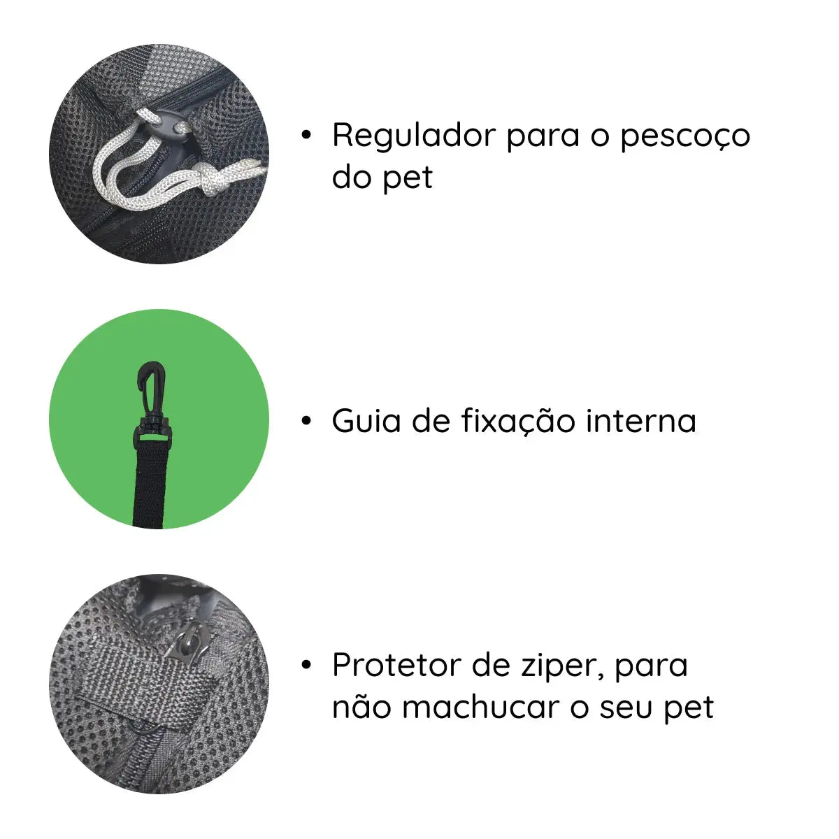 Bolsa de Transporte para Pet Pequena - Soft Backpack Negro, Até 8 kg para Viagens Zaya