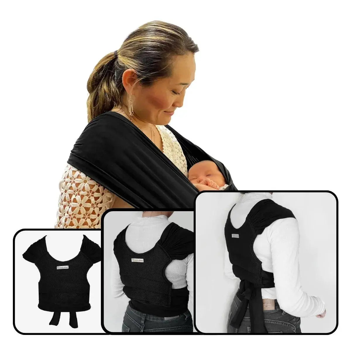 Baby Sling Ergonomico Ajustável Até 20kg - Resistente e Respirável para Maternidade - Vivariso