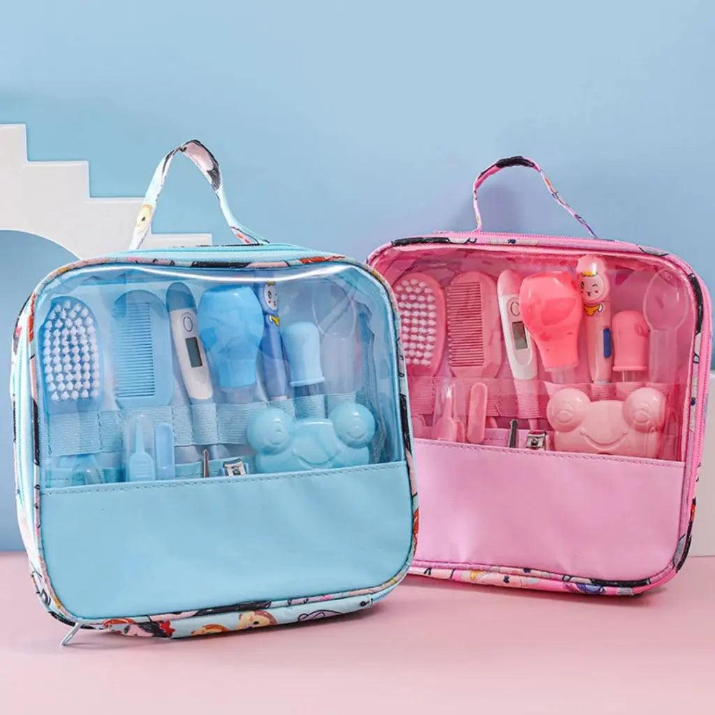 Kit de Cuidados com a Higiene Infantil - Cabelo, Unhas, Termômetro, Escova, Trensadora e Tesoura Zaya