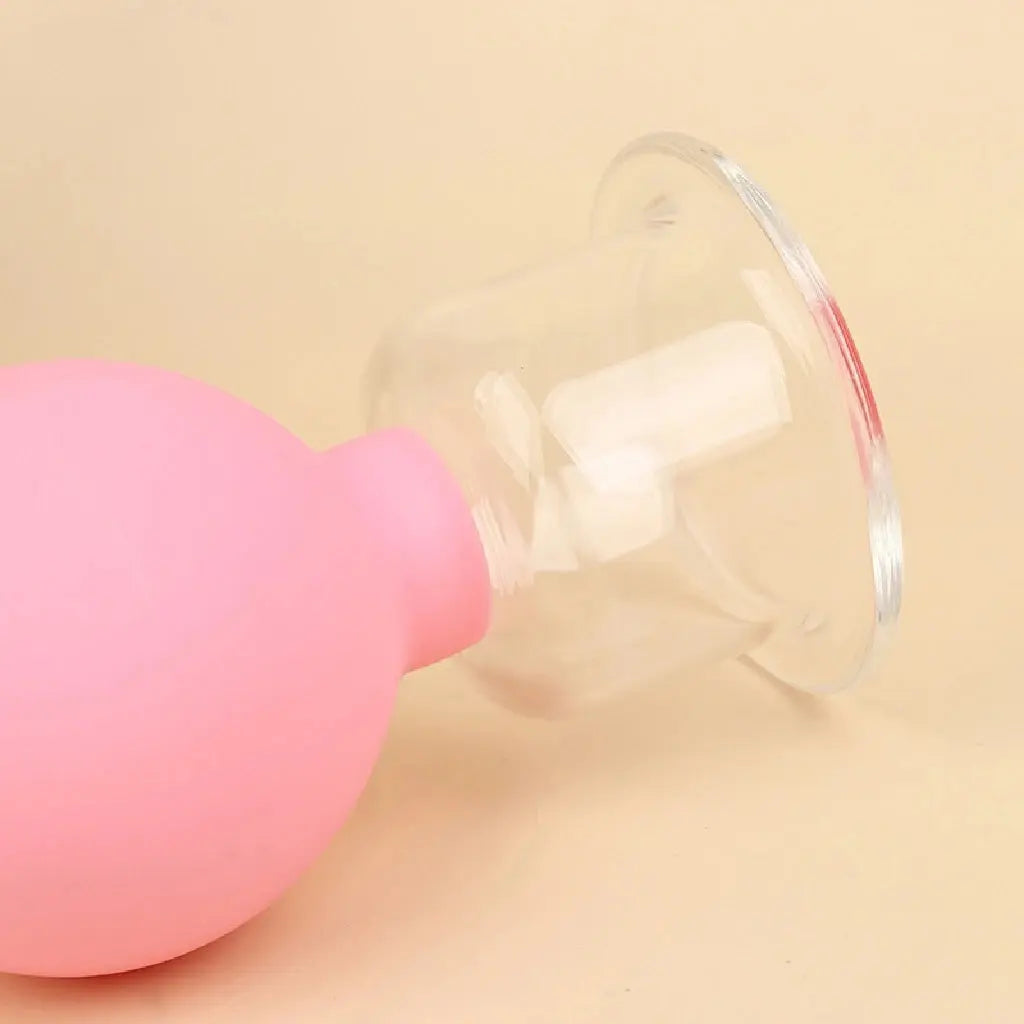 Kit de Ventosa de Vidro Anticelulite para Lifting Facial e Massagem - Vivariso