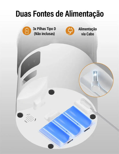 Comedouro Automático Inteligente 4L | Dispenser de Ração Wi-Fi com App para Gatos e Cães - Tigela Inox - Vivariso
