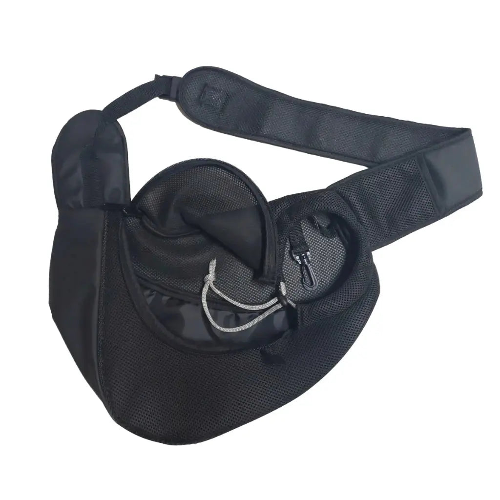 Bolsa de Transporte para Pet Pequena - Soft Backpack Negro, Até 8 kg para Viagens Zaya