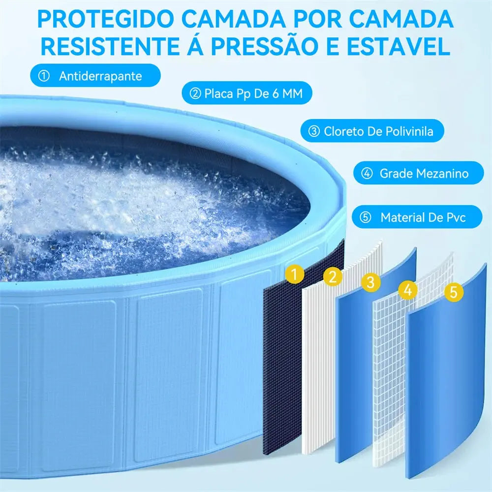 PVC Water Spray Pad para Cachorro - Brinquedo Interativo para Verão na Praia ou Gramado - Vivariso