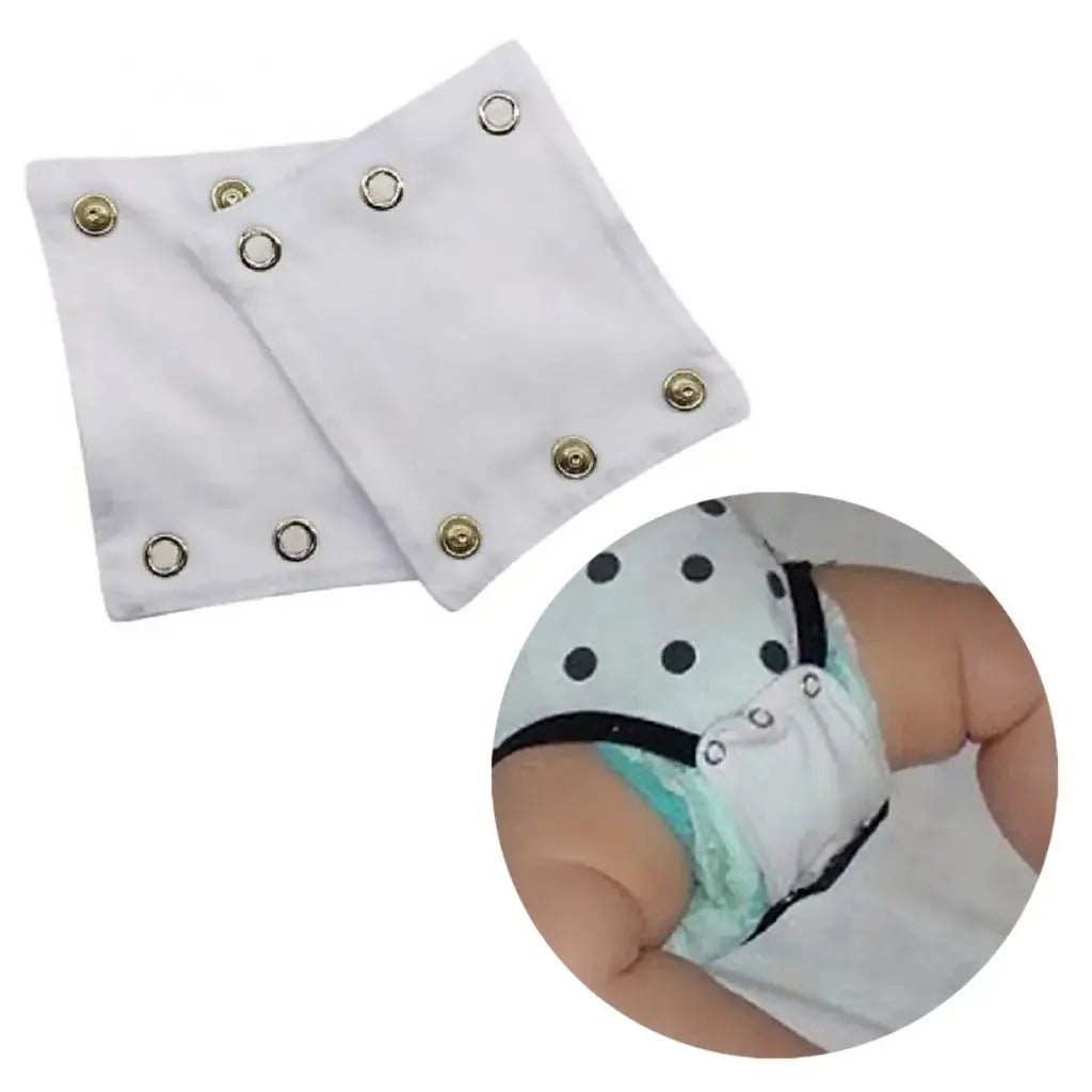 Kit Elongador de Corpo com 2 Botões e Kit com 3 Botões - Branco, Presente Natal Unissex Zaya