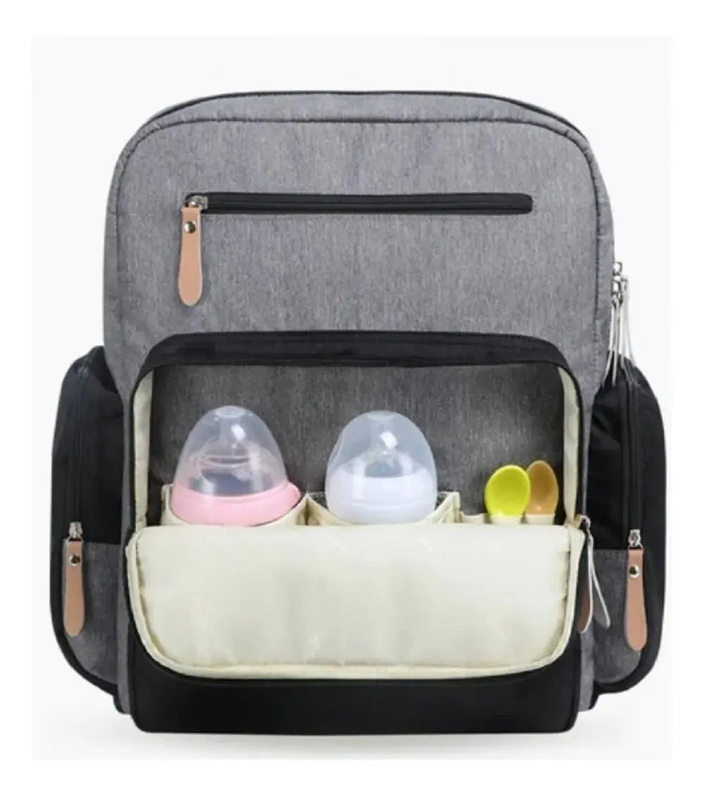 Bolsa de Fraldas Térmica Impermeável | Mochila Maternidade Multifuncional para Bebê e Mãe Zaya
