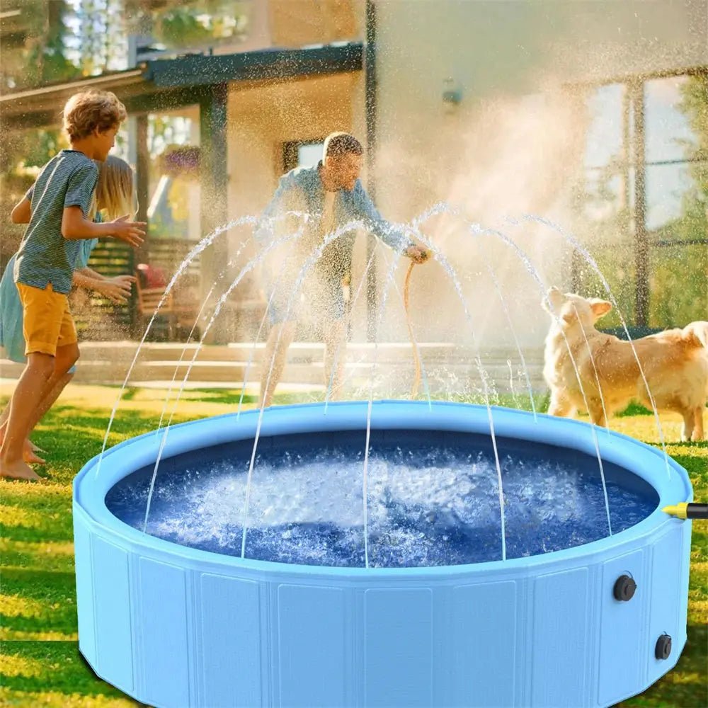 PVC Water Spray Pad para Cachorro - Brinquedo Interativo para Verão na Praia ou Gramado - Vivariso