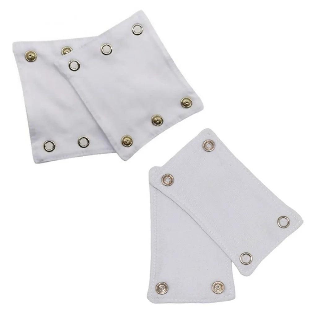 Kit Elongador de Corpo com 2 Botões e Kit com 3 Botões - Branco, Presente Natal Unissex Zaya