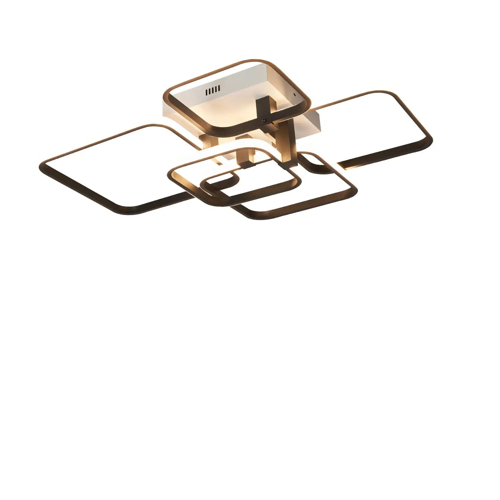 Luminária de Teto LED Moderna | Plafon Inteligente com Controle Remoto e Dimmable para Quarto e Sala - Vivariso