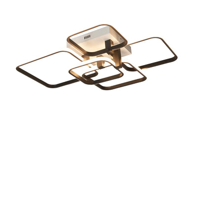 Luminária de Teto LED Moderna | Plafon Inteligente com Controle Remoto e Dimmable para Quarto e Sala - Vivariso
